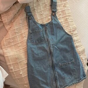 Forever 21 Denim Overall Dress